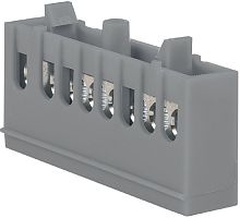 Шина изолированная EKF PROxima L "фаза" ШНИ-6х9-8-К-Ср 8 групп серый картинка 